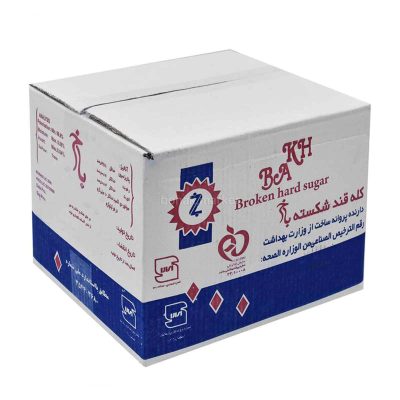 1 کارتن قند کله خرد شده باخ وزن 10 کیلوگرمی